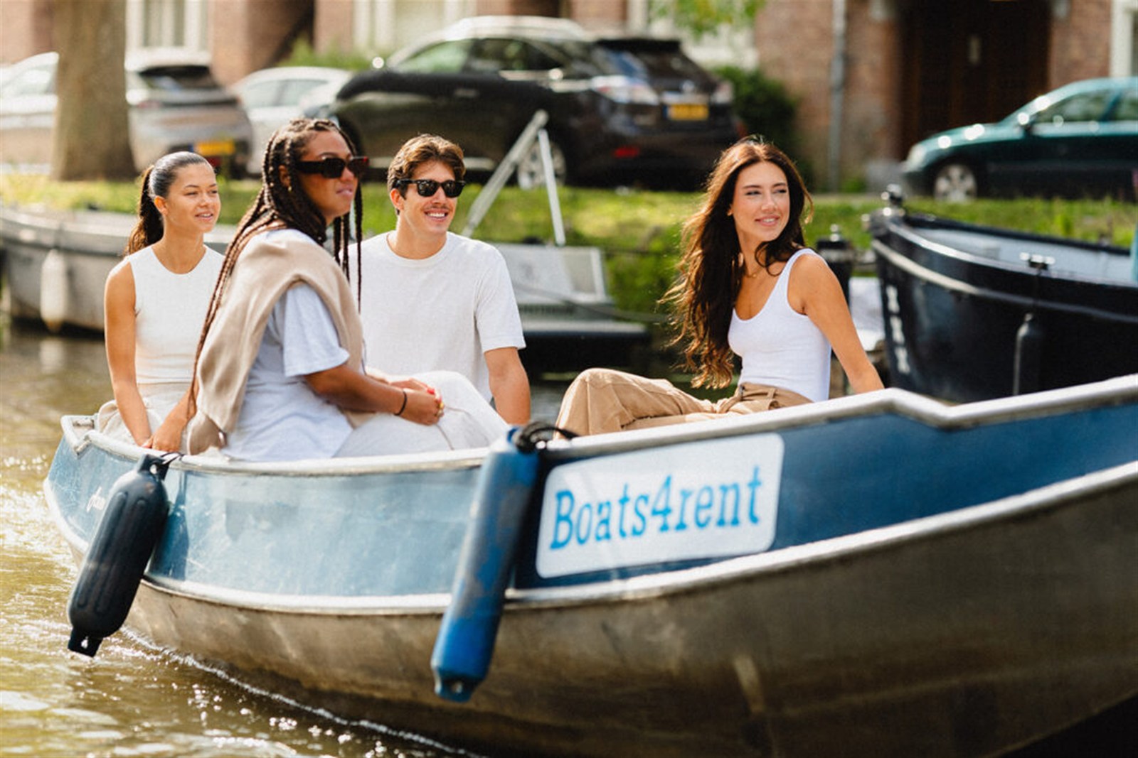 Boot mieten Amsterdam - 2 Stunden mit Boaty